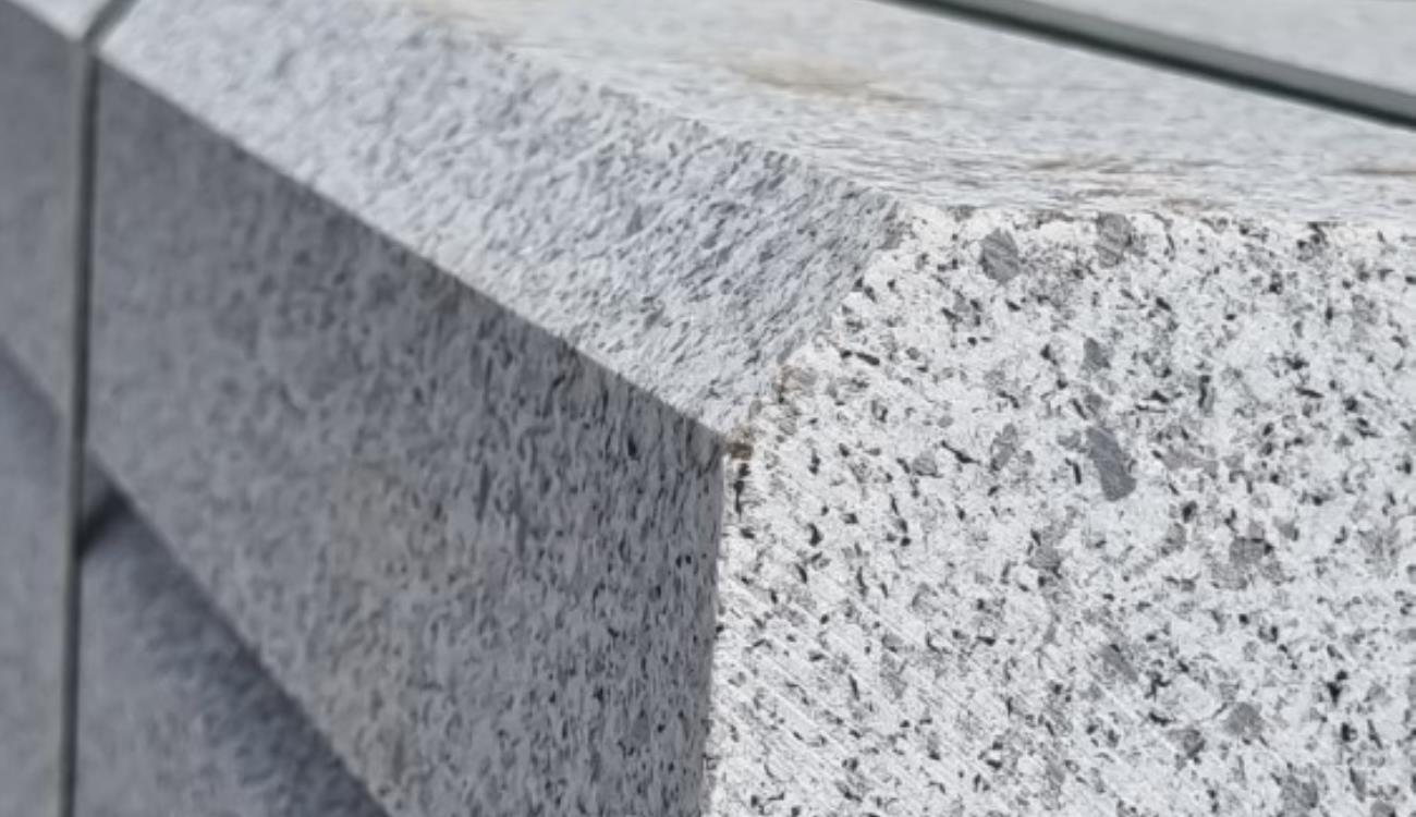 جدول گرانیت مروارید مشهد قطر 6 _8 _10 مناسب برای جدول کشی خیابان و پیاده رو